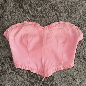 PRINCESS POLLY BRIGHT PINK TOP. LIGHTLY USED